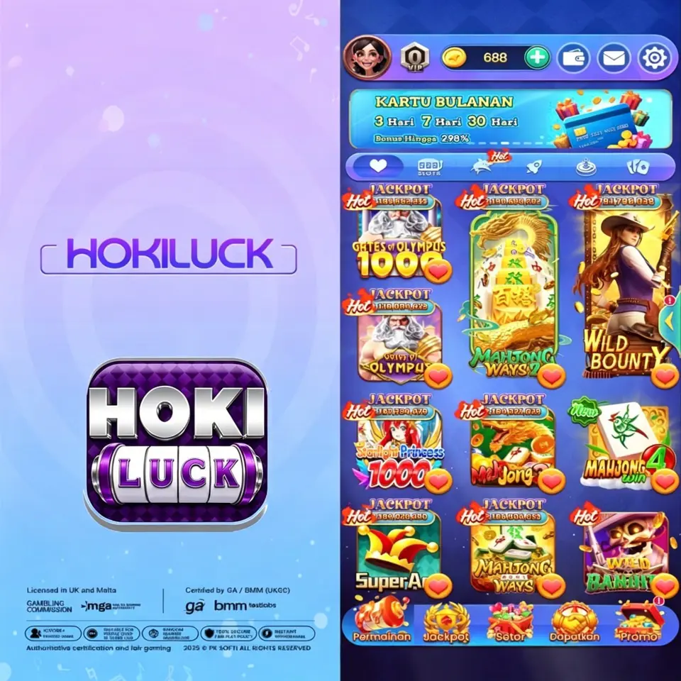 hokiluck Tangkapan Layar - Resmi